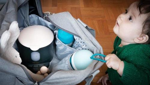 תיק עגלה beaba  דגם ג'נבה צבע אפור 