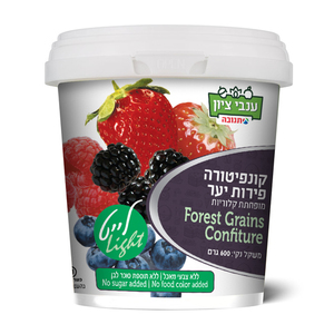 קונפיטורה פירות יער לייט 600 גרם ענבי ציון 