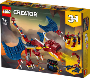 לגו קריאטור - דרקון אש 31102