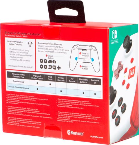 בקר אלחוטי לבן/אדום