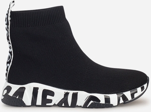 נעליים גבוהות סרוגות מבד בצבע שחור | 36-40 | UNIQUE SHOES