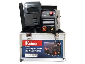רתכת אלקטרונית KR-205A במזוודה קשיחה 200 אמפרKRAUSS  