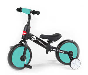 אופני איזון IAM וגלגלי עזר 2 ב 1 - אדום