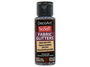 צבע לבד סו-סופט זהב קציר מנצנץ 59 מ"ל DSSFG17-30 DecoArt