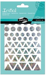 מדבקות מנצנצות גאומטריות מיילדור