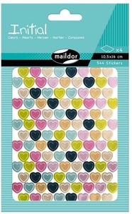 מדבקות מבריקות לבבות מיילדור