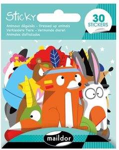 מדבקות חיות מחופשות מיילדור