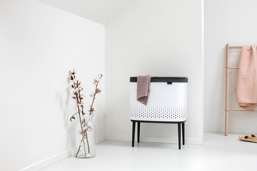 BO סל כביסה 60 ליטר , לבן Brabantia 