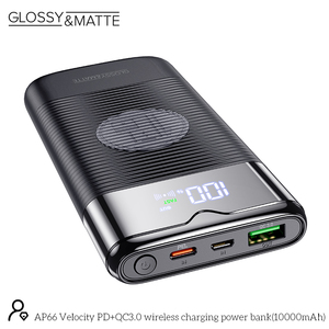  מטען נייד 10,000  AP66 Velocity PD+QC3.0 Glossy&Matte