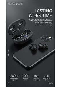 אוזניות אלחוטיות AT23 Breezy wireless headset Glossy&Matte