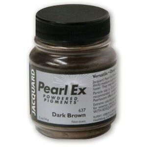 אבקת פיגמנט פרל אקס צבע חום כהה #637 JACQUARD
