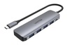  מפצל uHUB P5+ 4 Ports Powered USB-C Hub H1107A
