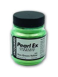 אבקת פיגמנט פרל אקס צבע ירוק-צהוב F-JPX1682 JACQUARD