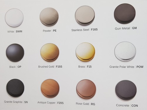 ברז פרח סדרת מונסון monsoon 301743 שחור/ מוברש /זהב מוברש