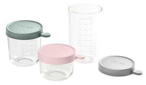 כוסות מדידה150/240/400 מ"ל ירוק אפור ורוד