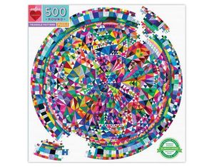 משולשים - פאזל עגול 500 חלקים EEBOO