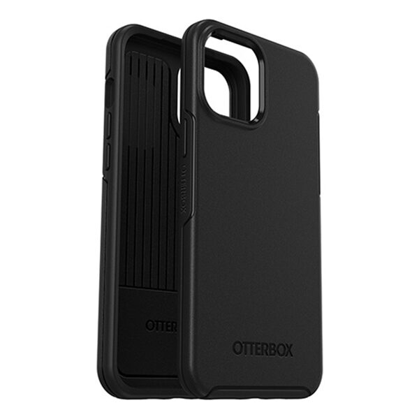 מגן כיסוי OtterBox Symmetry שחור לאייפון 12/פרו הכיסוי החזק בעולם
