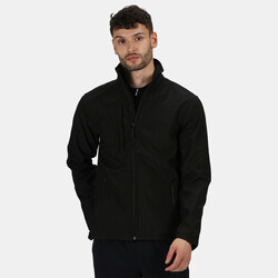 מעיל סופטשל שחור OCTAGON