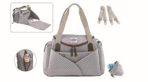 תיק עגלה beaba  דגם סידני אפור משבצות