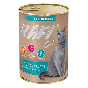 ראפי לחתול-פטה סטרילייזד טונה 400 גרם