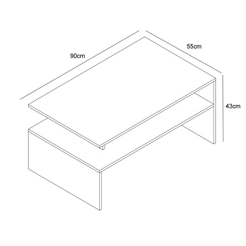 שולחן סלון מעוצב דגם שלי
