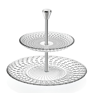 מעמד הגשה 2 קומות קריסטל דגם אלזה גאלאסיה RCR איטליה 