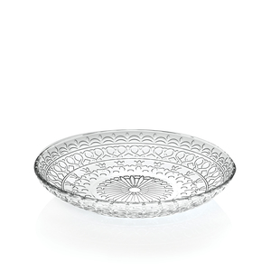 רביעיית צלחות זכוכית 18 מדיסי קריסטל RCR איטליה 