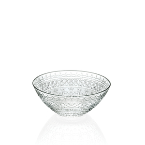 רביעיית קערות בול זכוכית 16 מדיסי קריסטל RCR איטליה 