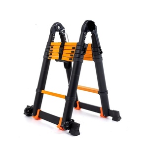 סולם טלסקופי כפול פרימיום 4.40 מטר DP1300 TELESCOPIC