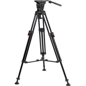 Cartoni Focus 12 Fluid Head with A302 1-stage Tripod mid-level Spreader