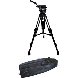 Cartoni Focus 22 Fluid Head with H604 Tripod Legs & Mid-Spreader