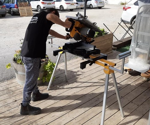 מסור גרונג שולחן עליון 12'' TR305-I  1400W  FEMI + סטנד למסור  SMARTI