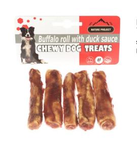 5 עצמות רול עור בקר מצופה ברוטב ברווז 