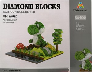 מיני בלוק ערכת הרכבה סופר מריו-דינוזאור 1317 חלקים