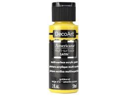 אמריקנה מולטיסרפייס צהוב סולידגו 59 מ"ל DA576-30 DecoArt