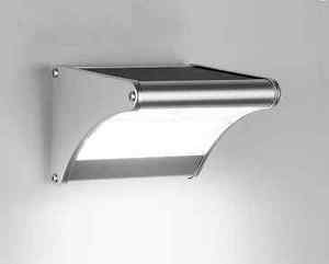 תאורה סולארית לחומה  קיר פנאל מובנה דקורטיבי 24 וואט SL24-WALL