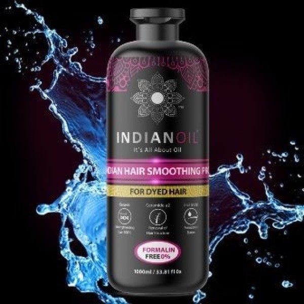 החלקה הודית לשיער צבוע החלקת שיער מל PRO INDIAN OIL 1000