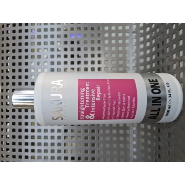 החלקת שיער SAKURA ALL IN ONE סקורה 1 ליטר