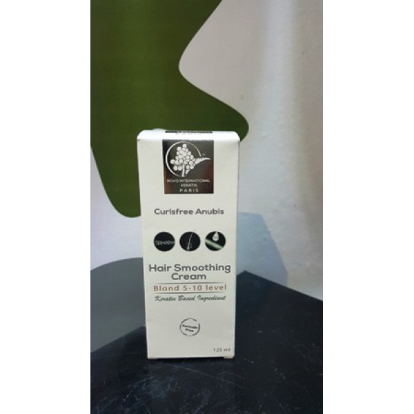 קרם החלקה לשיער טון 5 עד 10 לכל סוגי השיער נובו קרטין 125 מל