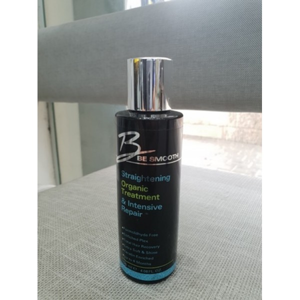 BE SMOOTH החלקה אורגנית ומשקמת לשיער מנה לראש 125 מל