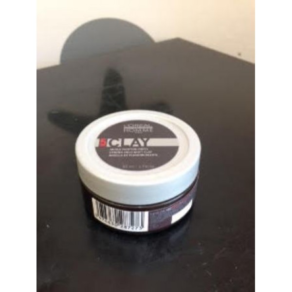 LOREAL 5 CLAY- קרם עיצוב שיער לגבר חימר מאט 50 מ"ל