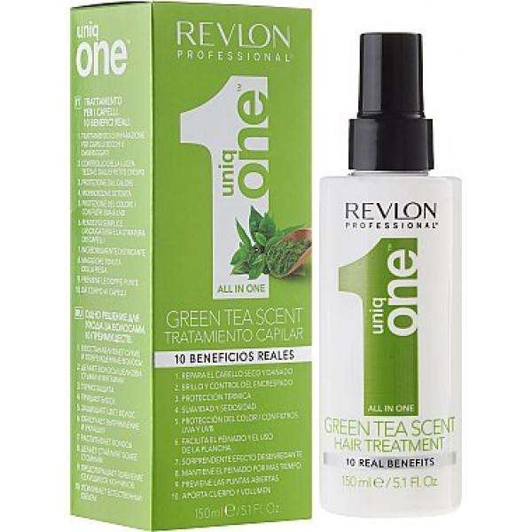 יוניק ואן uniq one מסכה לשיער ללא שטיפה תה ירוק מל 150