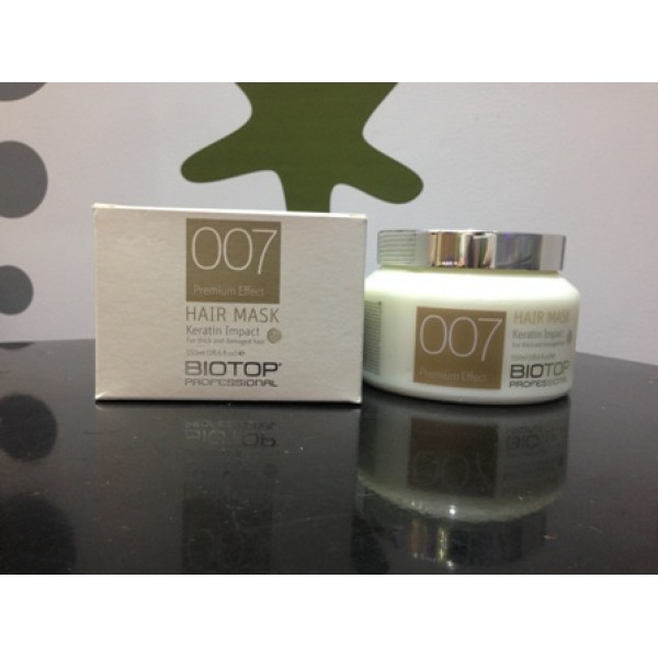 ביוטופ מסכה קראטין 007 - 500 מ"ל