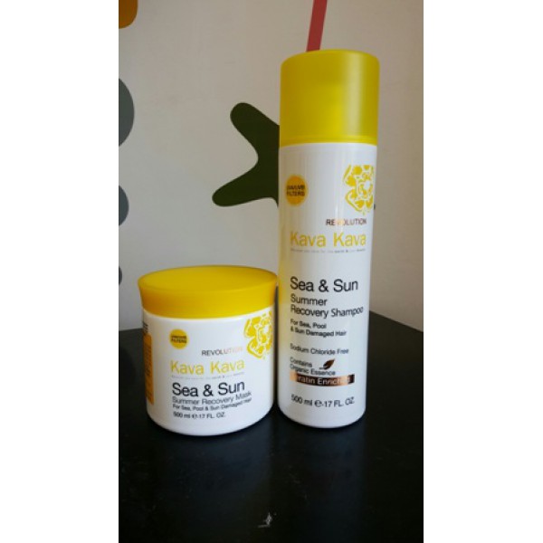 מארז מסכה סי אנד סאן קאווה קאווה 500 מ"ל +שמפו סי אנד סאן 500 מ"ל