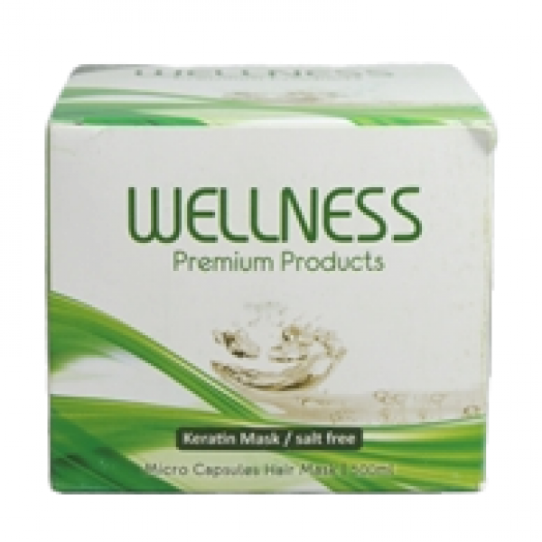 מסכת קרטין ללא מלחים וולנס 500 מ"ל WELLNESS