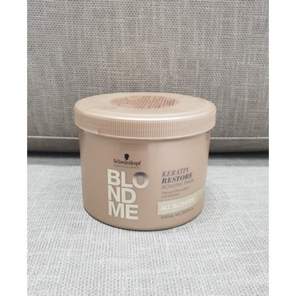 שוורצקוף מסכה בלונדמי קרטין משקם 500 מל Schwarzkopf