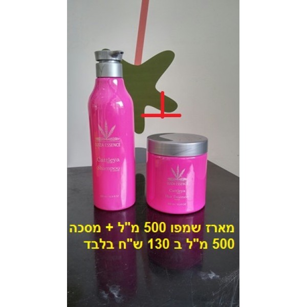 שמפו לואיזה אנסס 500 מל ומסכה לשעיר לויזה אנסס 500 מל