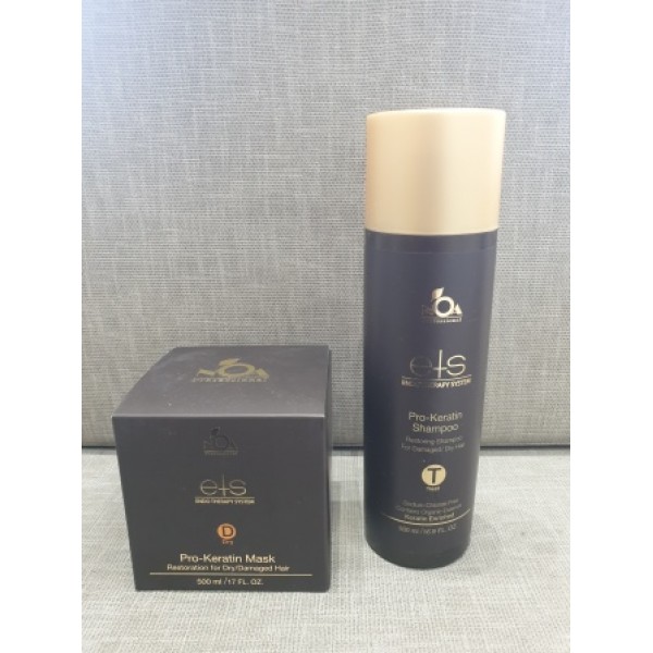 שמפו פרו קרטין ומסכה פרו קרטין כולל מברשת מתנה נועה