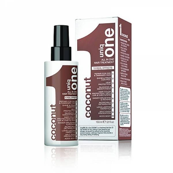 יוניק ואן uniq one מסכה לשיער ללא שטיפה קוקוס מל 150