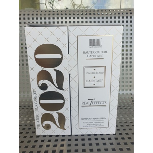 ערכה היאלורונית שמפו מסכה וסרום לשיער יבש ופגום לה בוטה LA BEAUTE